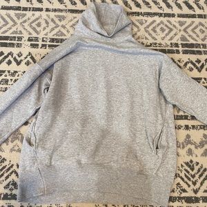 Aerie Heather Grey Cowl Neck Sweatshirt